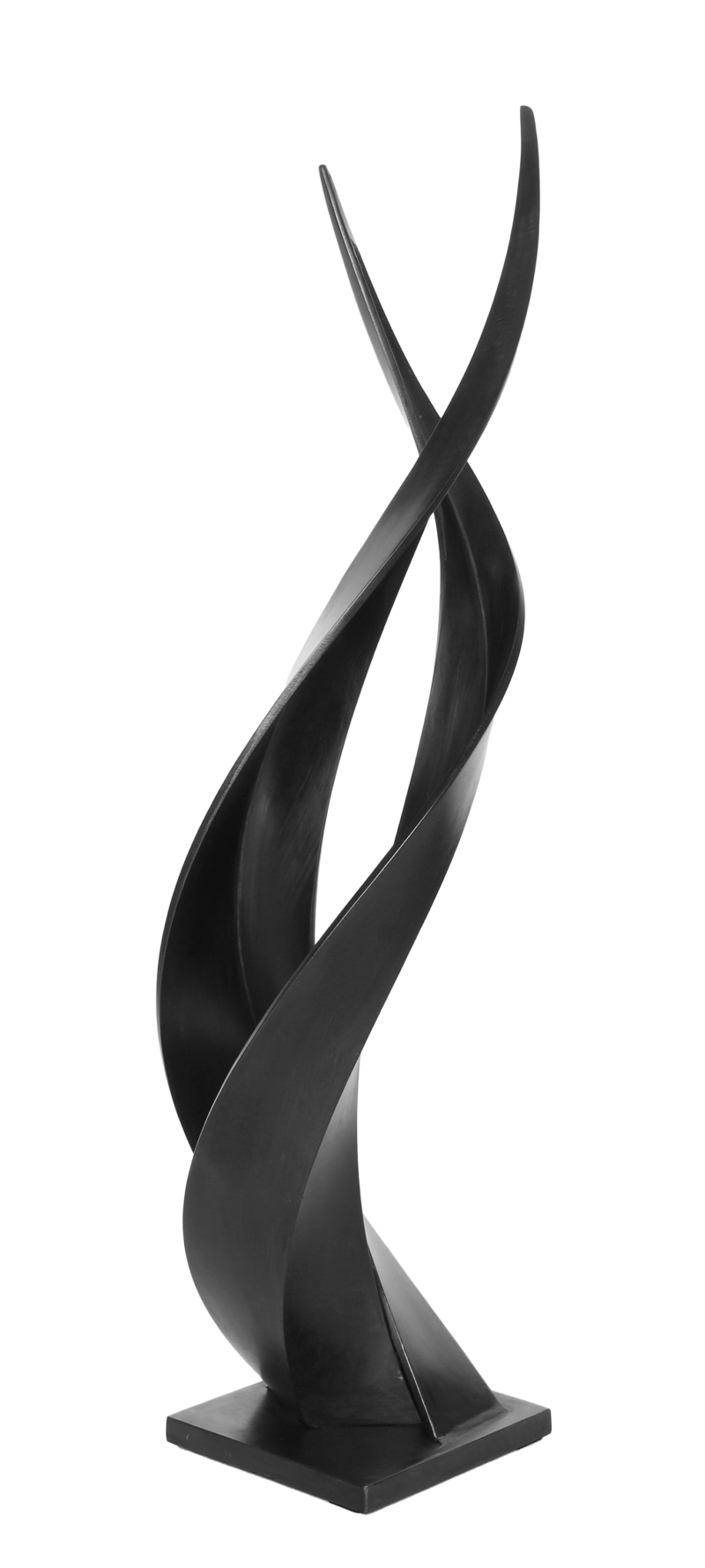 sculpture contemporaine metal aluminium patiné noir de francis guerrier en vente a la galerie22